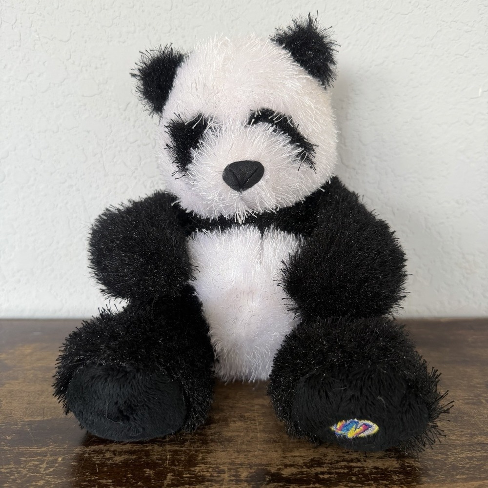 Retired‎ Ganz Webkinz Panda Bear Plush 7" Stuffed Animal Toy No Code
